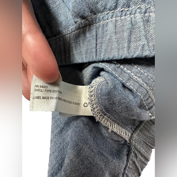 Baby GAP Chambray Pull Over Jacket with Hood Size 0-6 months - Picture 9 of 10